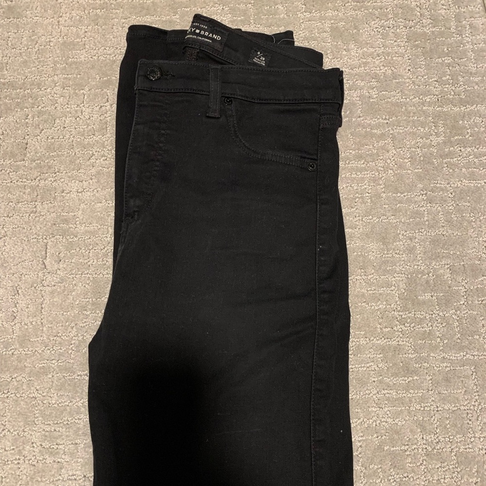 Lucky Brand High Waisted Black Skinny Jeans - size 8